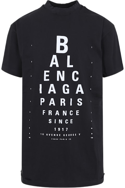 Homeware Balenciaga Black Coton Oversize Shirt