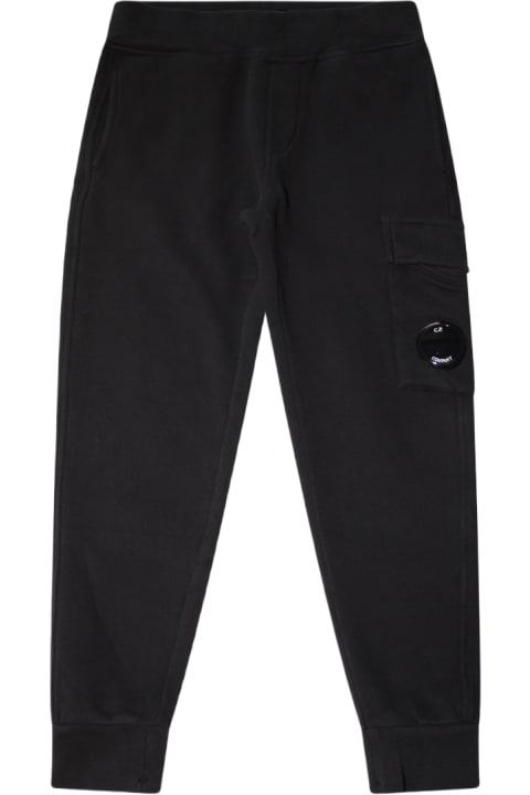ガールズ C.P. Companyのボトムス C.P. Company Black Cotton Pants