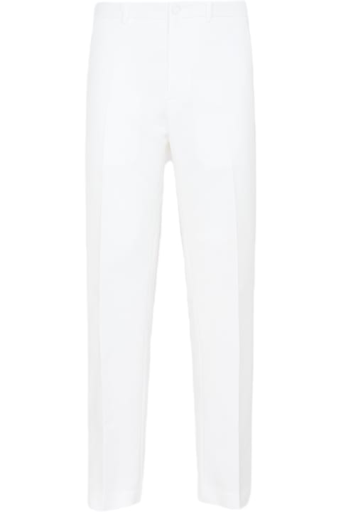 Dior Homme سراويل لـ القسم الرجالي Dior Homme Ankle Slit Detail Pants