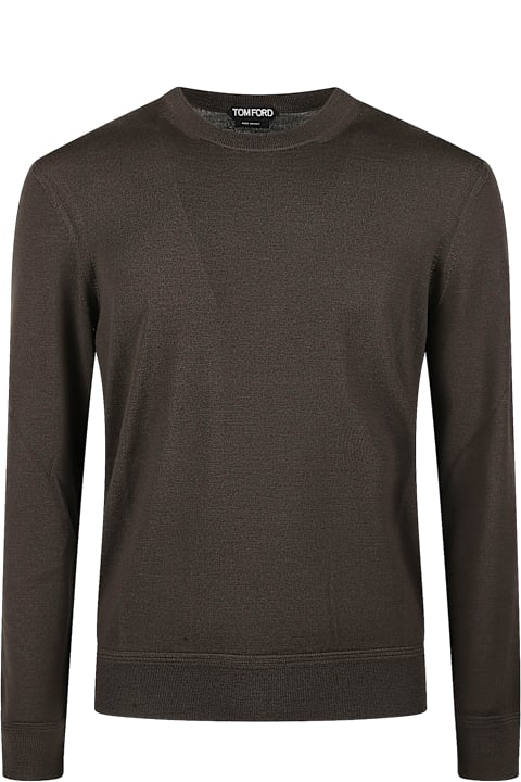 Tom Ford Sweaters for Women Tom Ford Rib Trim Plain Knit Sweater