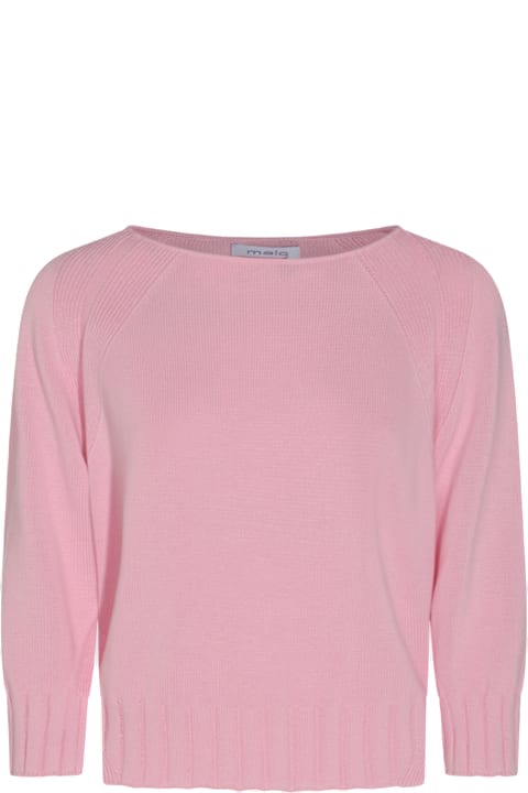 Malo Sweaters for Women Malo Pink Cotton Knitwear