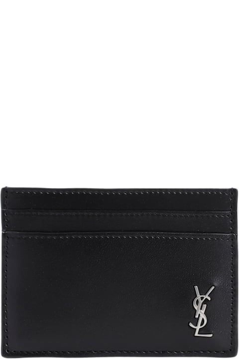 メンズ Saint Laurentのアクセサリー Saint Laurent Tiny Cassandre Wallet