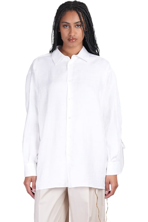 DARKPARK Clothing for Women DARKPARK Keanu Shirt In White Linen