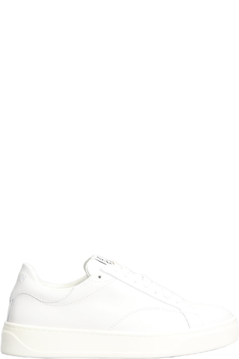 Lanvin Sneakers for Women Lanvin White Leather Ddb0 Sneakers