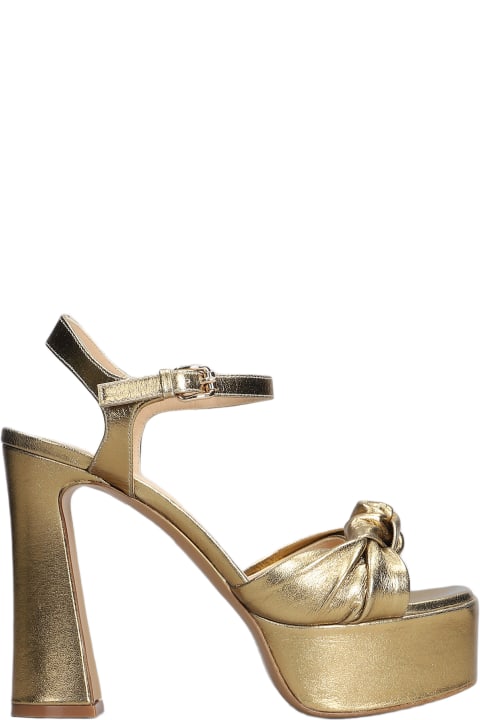 Roberto Festa Sandals for Women Roberto Festa Woman Sandals In Gold Leather