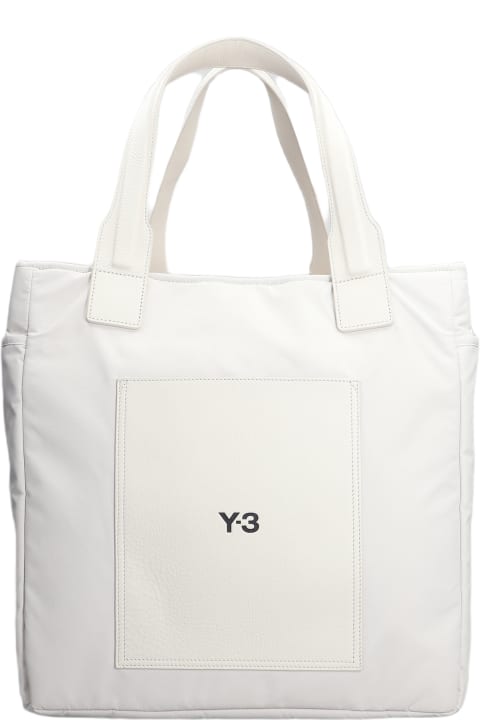 Bags for Men Y-3 Tote In Grey Polyamide