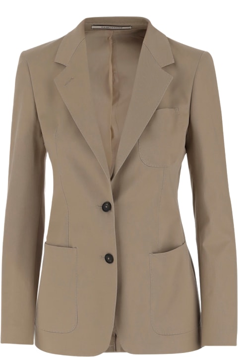 Tagliatore Clothing for Women Tagliatore Single-breasted Cotton Jacket