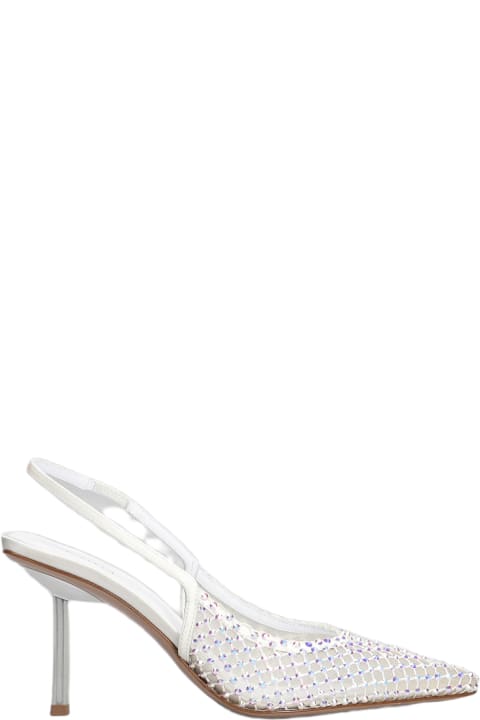 Le Silla High-Heeled Shoes for Women Le Silla Gilda Pumps In White Leather