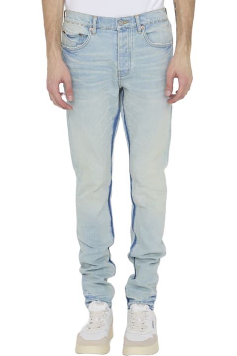 Jeans for Men Purple Brand Denim Slim Jeans