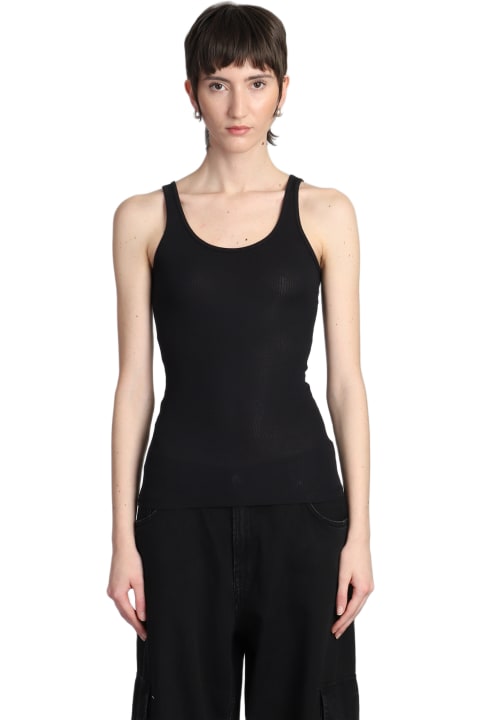 James Perse Topwear for Women James Perse Tank Top In Black Cotton