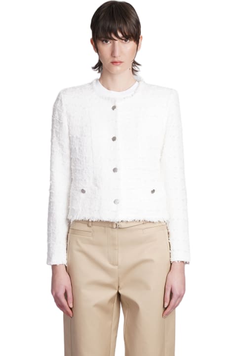 Fashion for Women IRO Raceli Casual Jacket In White Cotton