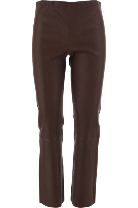 By Malene Birger Pants & Shorts for Women By Malene Birger Leather Trousers