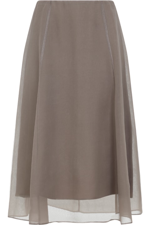 Brunello Cucinelli for Kids Brunello Cucinelli Tulle Skirt