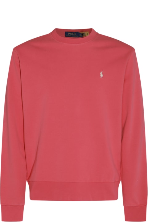 Fleeces & Tracksuits for Men Polo Ralph Lauren Red Cotton Sweatshirt Polo Ralph Lauren