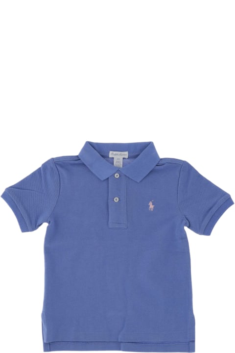 Ralph Lauren T-Shirts & Polo Shirts for Baby Boys Ralph Lauren Logo Cotton Polo Shirt