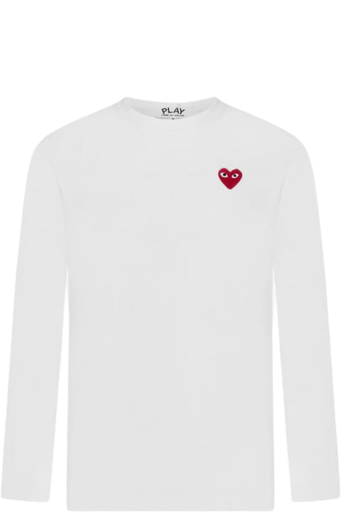 Comme des Garçons Play for Women Comme des Garçons Play Heart-patch Cotton T-shirt