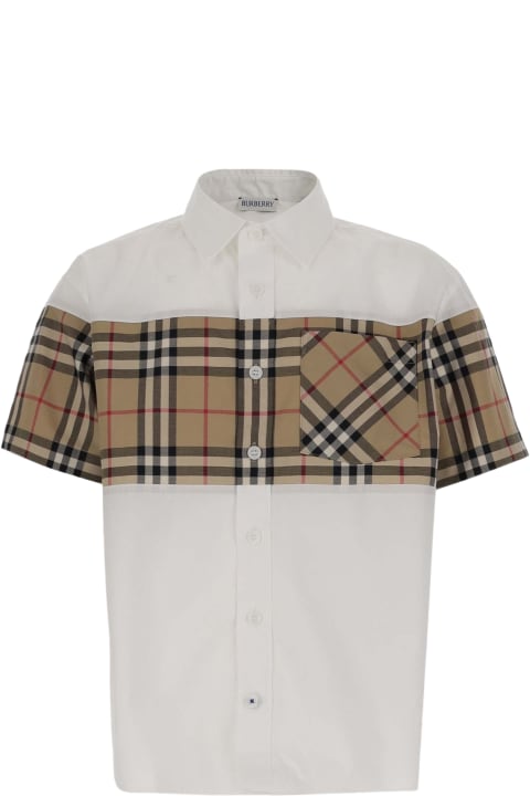 Shirt With Check Insert