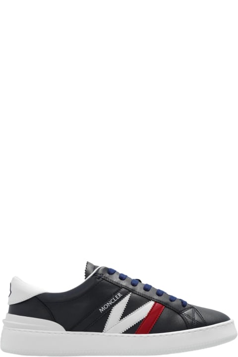 メンズ Monclerのシューズ Moncler Navy Blue Monaco M Sneakers