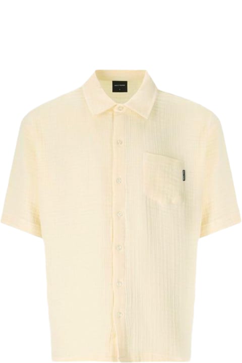 Daily Paper Shirts for Men Daily Paper Yellow Cotton Shirt