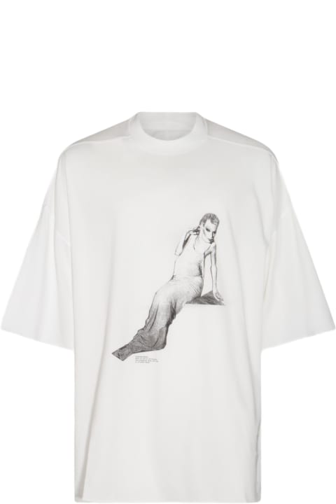 メンズ新着アイテム DRKSHDW White Cotton T-shirt