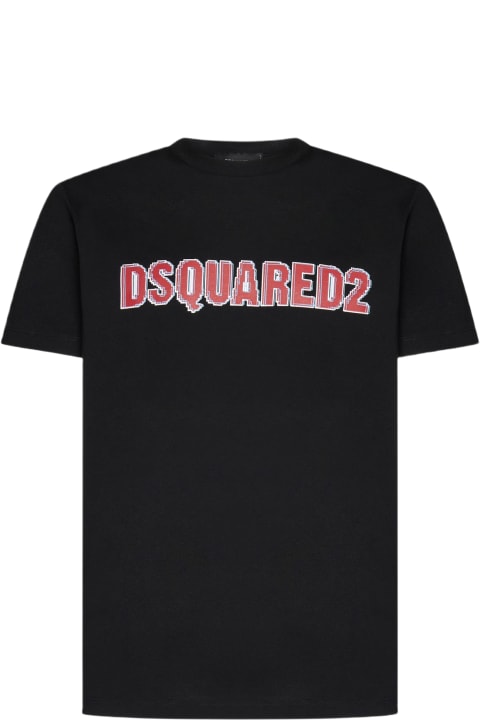 メンズ Dsquared2のトップス Dsquared2 Logo Cotton T-shirt