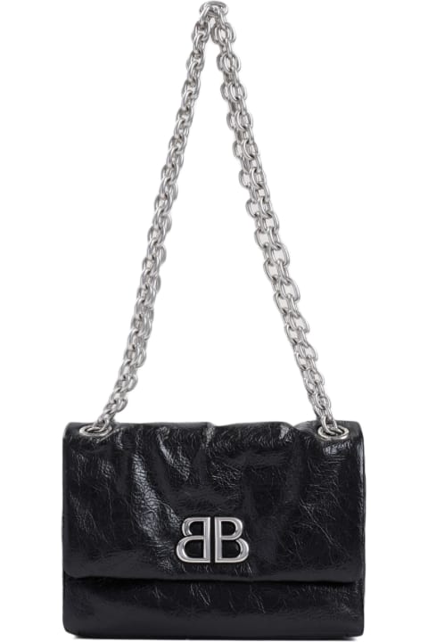 【 BALENCIAGA 】 Monaco バッグ ミニ Women's Monaco Bag Mini in Black | Balenciaga US