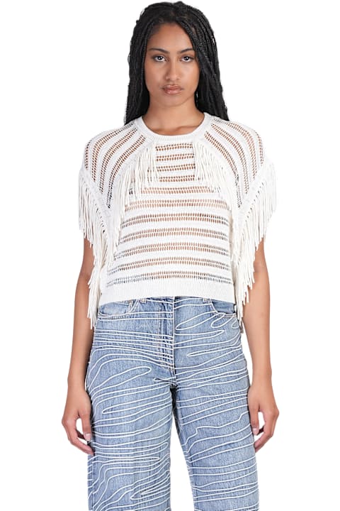 IRO Topwear for Women IRO Paulin Topwear In White Cotton