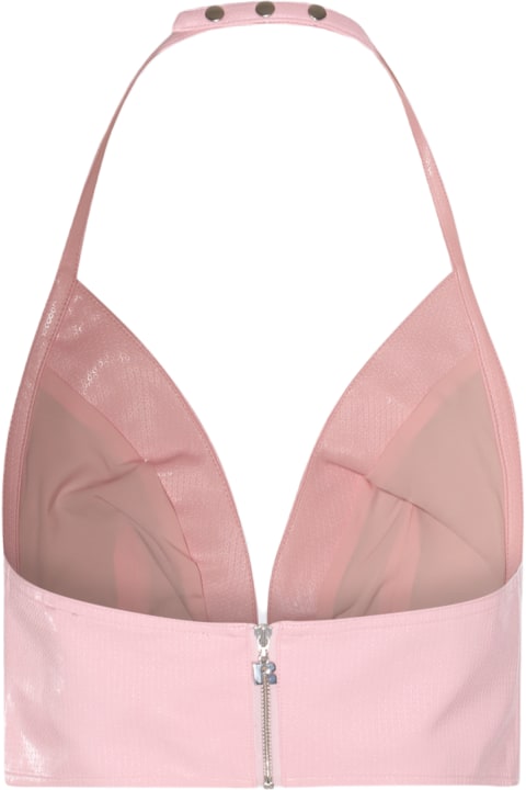 Rotate by Birger Christensen Topwear for Women Rotate by Birger Christensen Pink Viscose Blend Top