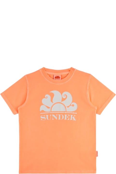 Sundek T-Shirts & Polo Shirts for Boys Sundek T-shirt Con Stampa