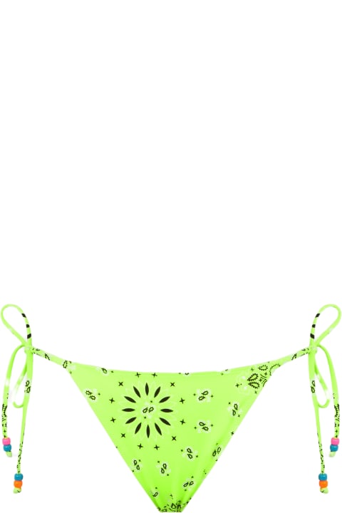 Homeware MC2 Saint Barth Woman Bandanna Swim Briefs With Side Laces