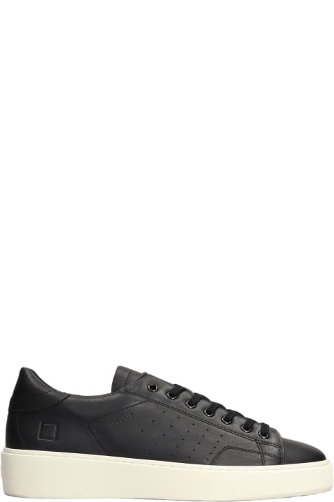 D.A.T.E. Sneakers for Men D.A.T.E. Levante Sneakers In Black Leather