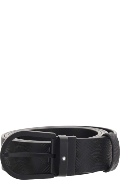 Montblanc　ブラックベルト Montblanc Black Leather Belt | italist