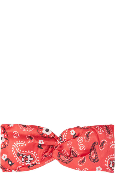 Homeware MC2 Saint Barth Woman Red Bandanna Hairband