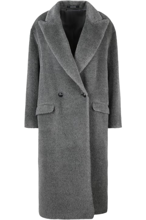 Tagliatore for Women Tagliatore Alpaca Wool Blend Double Beasted Coat