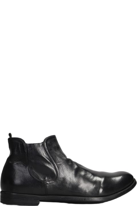 Officine Creative Shoes for Women Officine Creative Arc -514 Ankle Boots In Black Leather