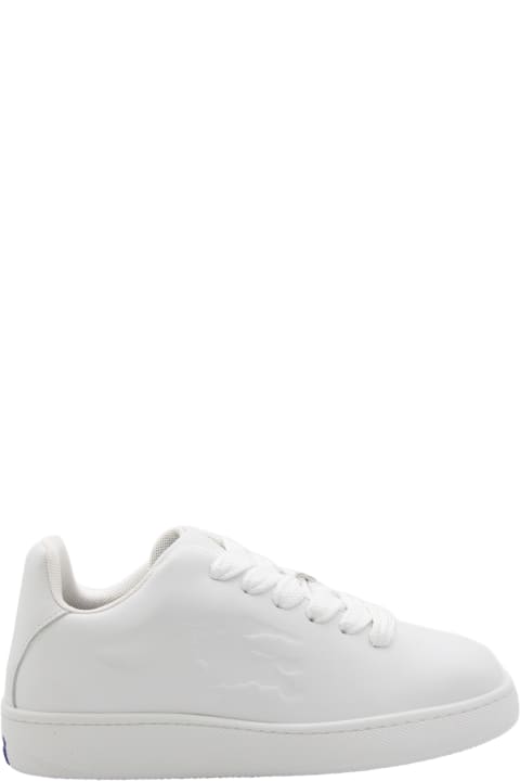 Burberry Sneakers for Women Burberry White Leather Sneakers