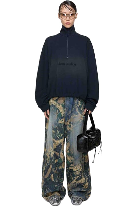 Acne Studios for Kids Acne Studios Wide Leg Denim Jeans