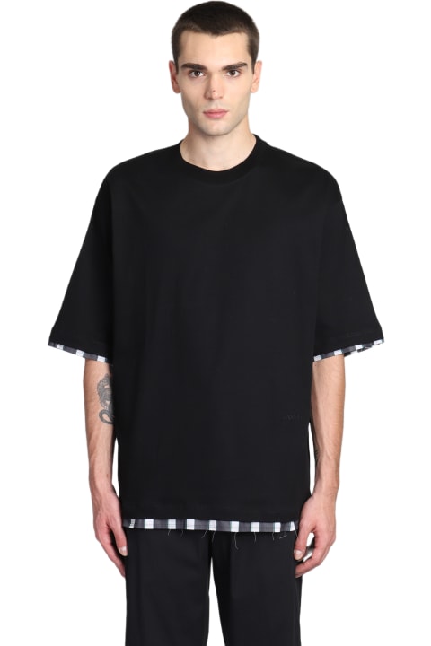 Topwear for Men Lanvin T-shirt In Black Cotton