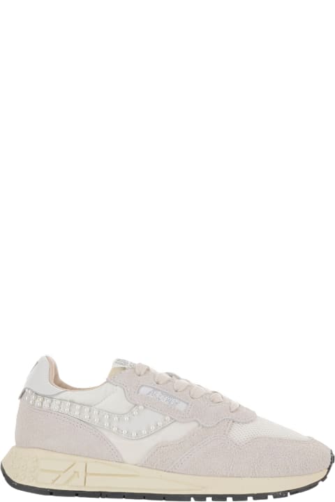 Autry Reelwind Low Nylon And Suede Sneakers