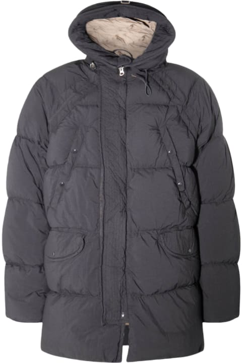 Ten C Coats & Jackets for Men Ten C Dark Grey Puffer Down Jacket