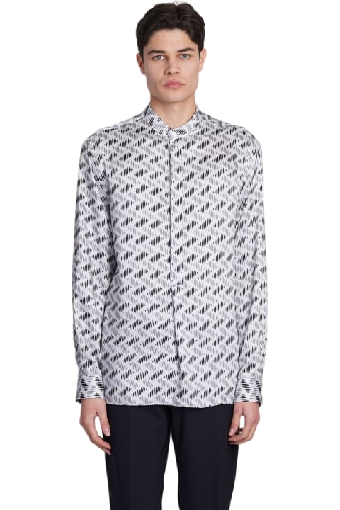 Emporio Armani for Men Emporio Armani Shirt In Grey Polyester