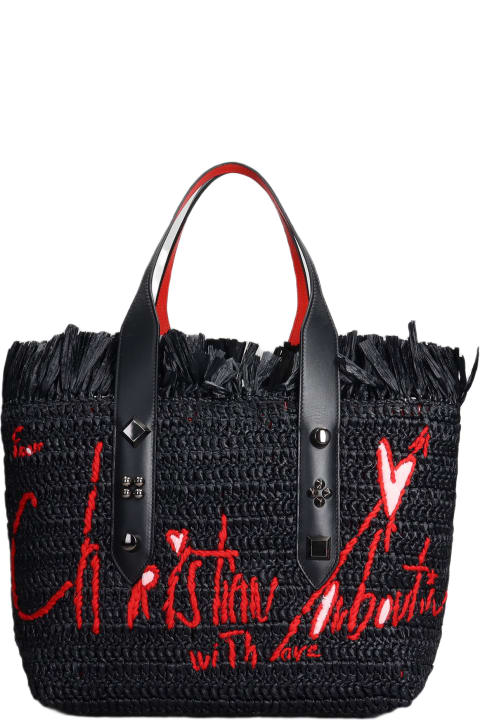 Totes for Women Christian Louboutin Tote In Black Silver