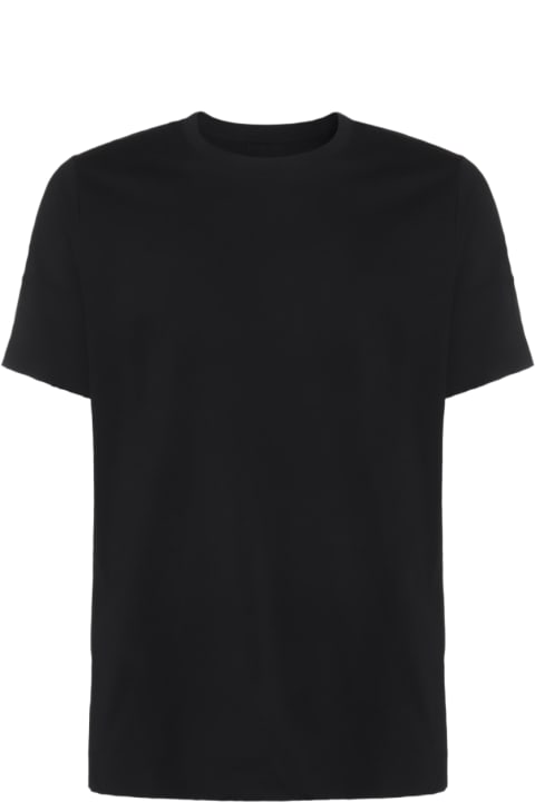 Thom Krom Topwear for Men Thom Krom Black Cotton T-shirt