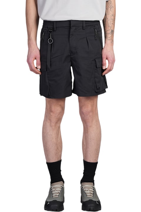 Alpha Industries الملابس لـ القسم الرجالي Alpha Industries Utility Cargo Short Shorts In Black Cotton