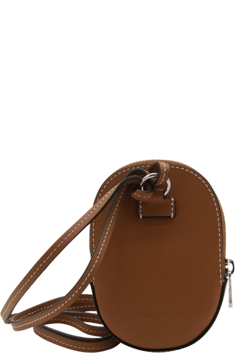 Shoulder Bags for Women J.W. Anderson Beige Leather Crossbody Bag