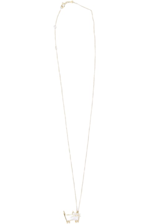 Jewelry for Women Aliita Gold Metal Gato Necklace