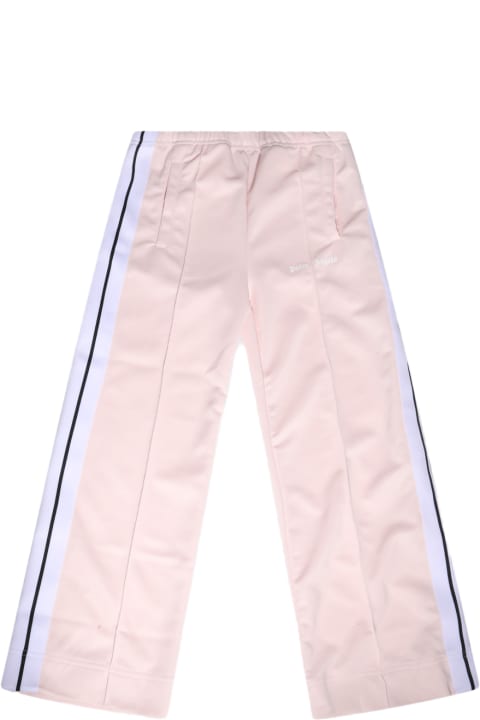 Bottoms for Girls Palm Angels Light Pink Cotton Pants