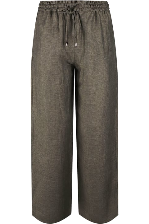 Fay Pants & Shorts for Women Fay Elastic Waist Wide Leg Trousers
