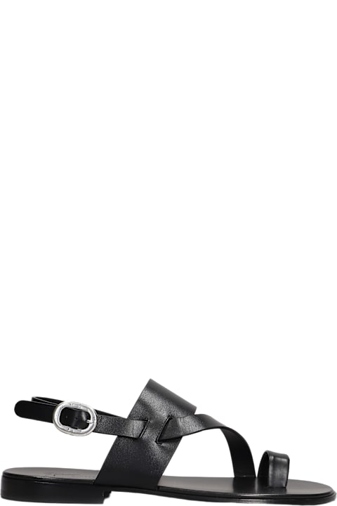 Giuseppe Zanotti for Men Giuseppe Zanotti Sandals In Black Leather