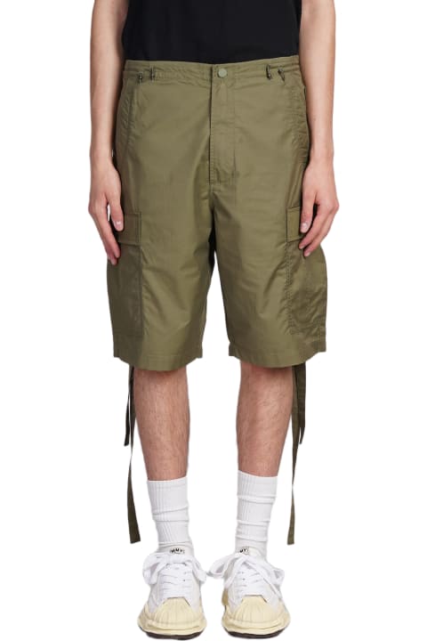 Maharishi Pants for Men Maharishi Shorts In Green Cotton